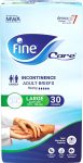 Fine Care diapers, 30 pieces, large