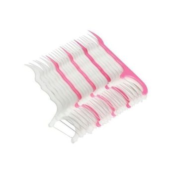 Plastic teeth + Luxe floss colors