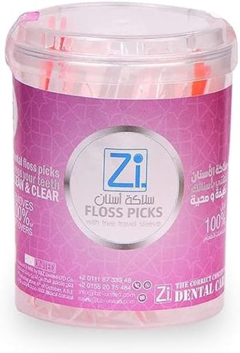 Plastic toothpick + 30 strawberry floss sticks