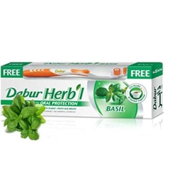 Herbal toothpaste 140ml + brush