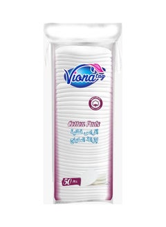 فيونا اقراص قطنيه لازاله المكياج50منديل