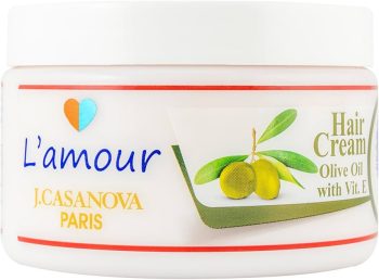 كازانوفا كريم شعر300جم زيت عباد الشمس