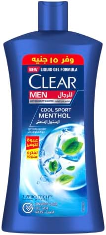 Clear Shampoo 900ml Men Blue