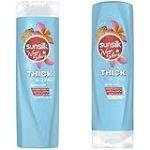 Sunsilk Shampoo 350ml + Conditioner 350ml Thick & Long