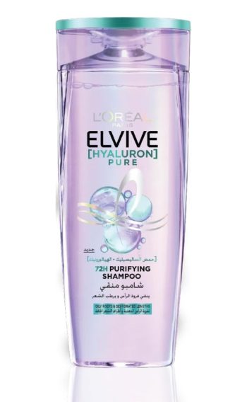 L'Oreal Shampoo 600ml Hyaluronic Acid Purifies Scalp