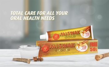 Dabur Miswak Toothpaste Gold 120gm + 20gm Free