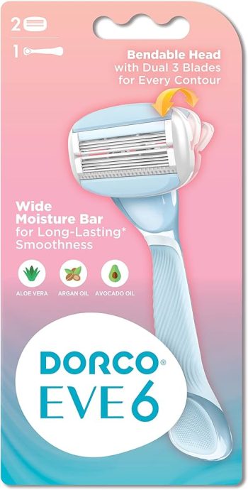 Dorco women's shaving machine, 6-piece bag