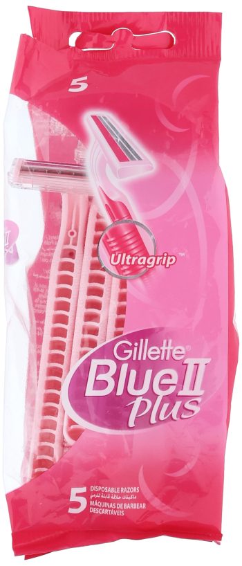 Gillette Blue II Plus Women's Razor 5 Pieces