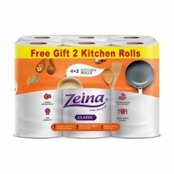 Zina Kitchen Towels 6 Rolls