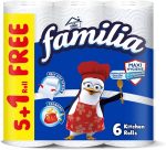 Familia Kitchen Towels Roll – 6 Blue Rolls