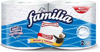 Familia Compressed Bathroom Tissues 2 Rolls