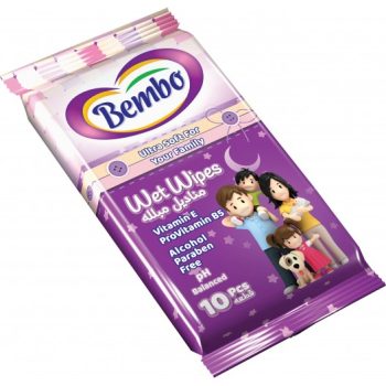 Bimbo Pocket Wet Wipes 10pcs Box of 48