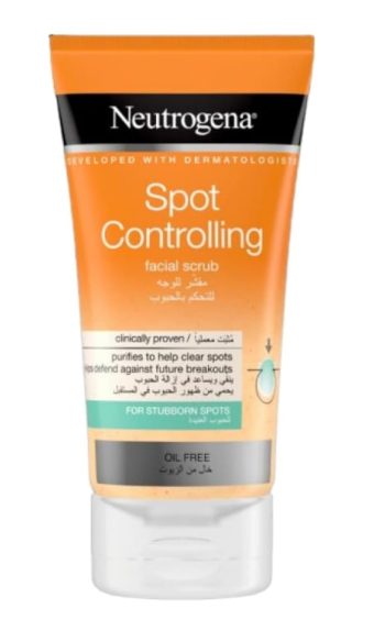 Neutrogena Spot Control Facial Scrub 150ml Tube