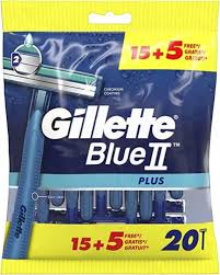 Gillette Pluto Plus Men's Razor 15+5 Count