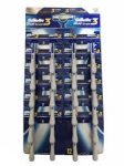 Gillette Blue Three Simple Women's Razor with Mat 24 Pcs