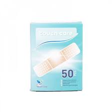 Touch Care Adult Bandages 50 Pcs for Wounds