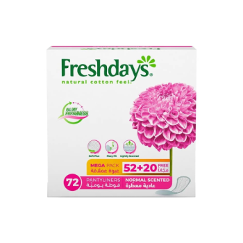 Always Freshdays 72 Regular Scented Pads