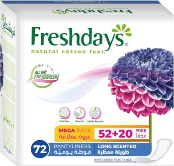 Always Freshdays 72 Long Scented Pads
