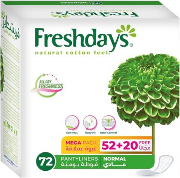 Always Fresh Days 72 Regular Pads