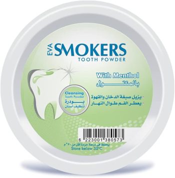 Eva Smokers Tooth Powder with Menthol