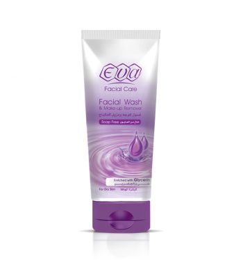 Eva face wash and makeup remover with glycerin for dry skin