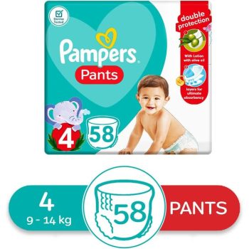 Pampers Shorts Size 4 58 Count