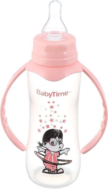 Baby bottle 320ml with wide and organized nipple handle