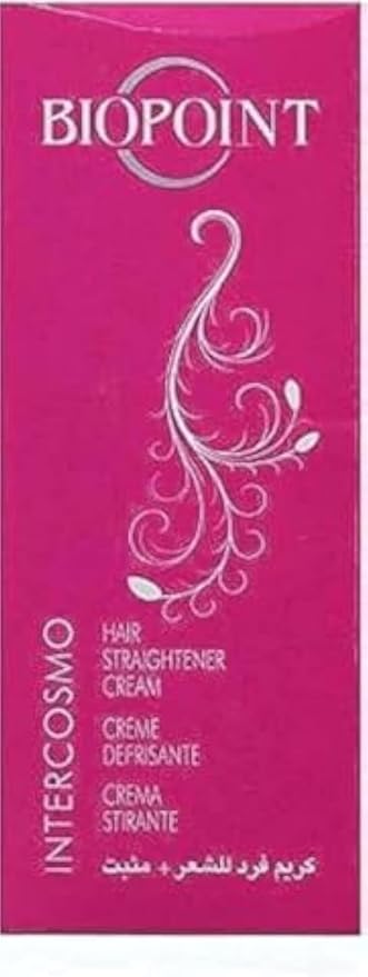 Biopoint hair straightening cream 50ml + biostraight fixative