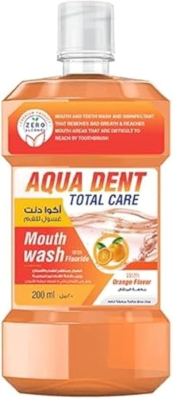 Lisa Aquadent Mouthwash 250ml Orange Orange