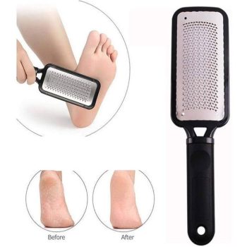 Large stainless steel foot file