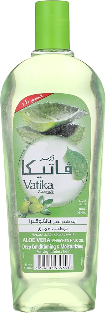 Vatika Aloe Vera Oil 180ml + Shampoo Bag Offer