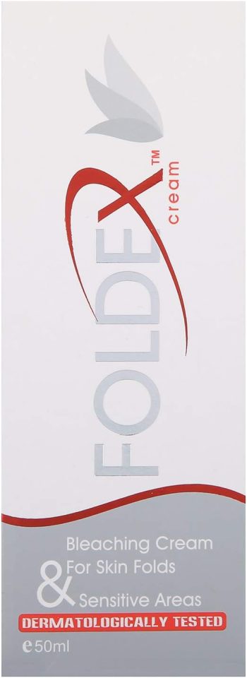 Purex foldex cream bleaching cream for skin folds and sensitive areas - 50 gm