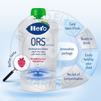 Hero Ors Oral Rehydration Solution 1 Pouch × 200 ml