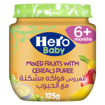 Hero Baby Mixed Fruit With Cereals Jar 125 gm