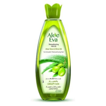 Aloe Eva Strengthening Hair Oil with Aloe Vera and Olive Oil - 170ml