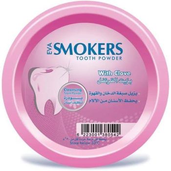 Eva Smokers’ Tooth Powder with Clove – Pink