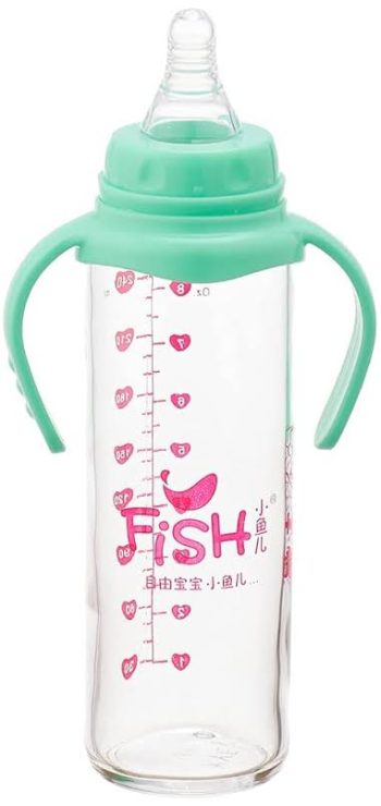Fish Baby Bottle 240ml with Handles