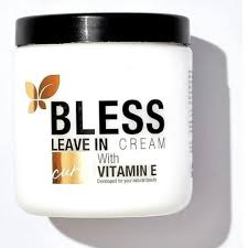 Bliss Leave-In Hair Cream – 250ml Jar (Vitamins)