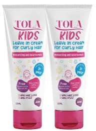 Tola Kids Leave-In Cream for Curly Hair 120ml (1+1 Offer)