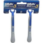 Gillette Bluethree Men’s Razor 24-pack (Simple with Mat)