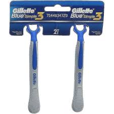Gillette Bluethree Men’s Razor 24-pack (Simple with Mat)