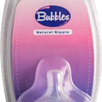 Bubbles Natural Baby Bottle Nipple 4ml