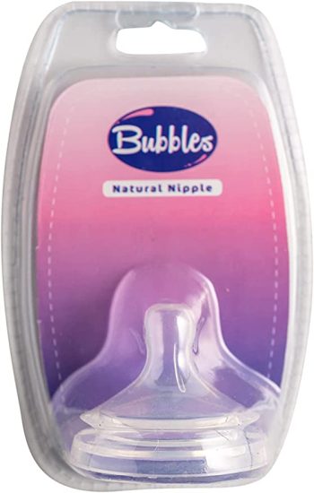 Bubbles Natural Baby Bottle Nipple 9ml