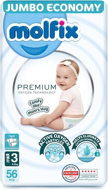 Molfix Premium Oxygen Diapers Size 3