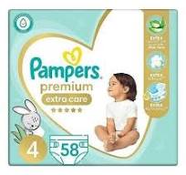 Pampers Saudi Size 4 – 58 Diapers