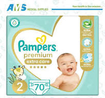 Pampers Saudi Size 2 – 70 Diapers