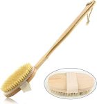 Wood Handle Dual-Sided Small Palm Bath Loofah