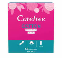 Carefree Unscented Panty Liners 48 Pieces