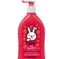 Sanosan Shampoo & Shower Strawberry 400ml