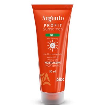 ارجينتو بروفيت صن بلوك جل لحماية البشرة من الشمس البا 50 مل